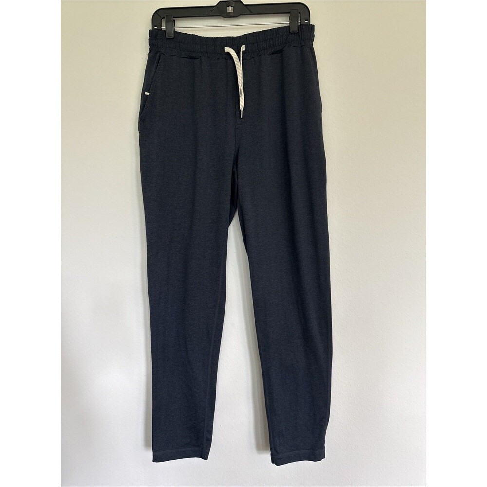 Vuori Men’s Ponto Performance Pant Style V418 Heathered Navy Large